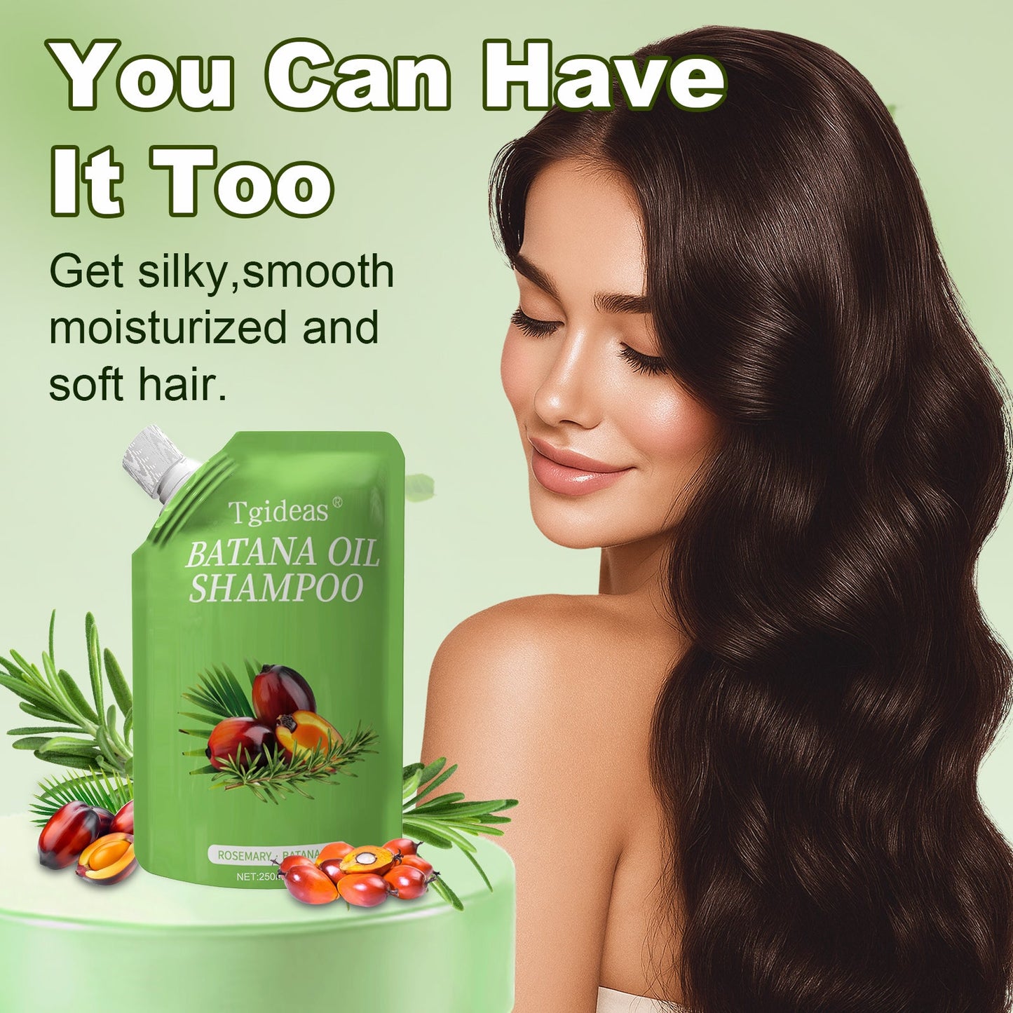 Tgideas® Batana Oil & Rosemary Volumizing Shampoo-zrl