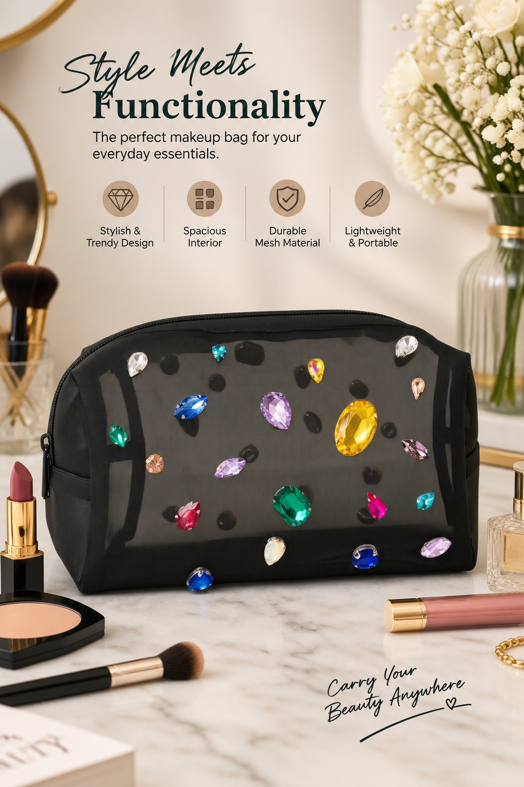Glamorous Makeup Bag