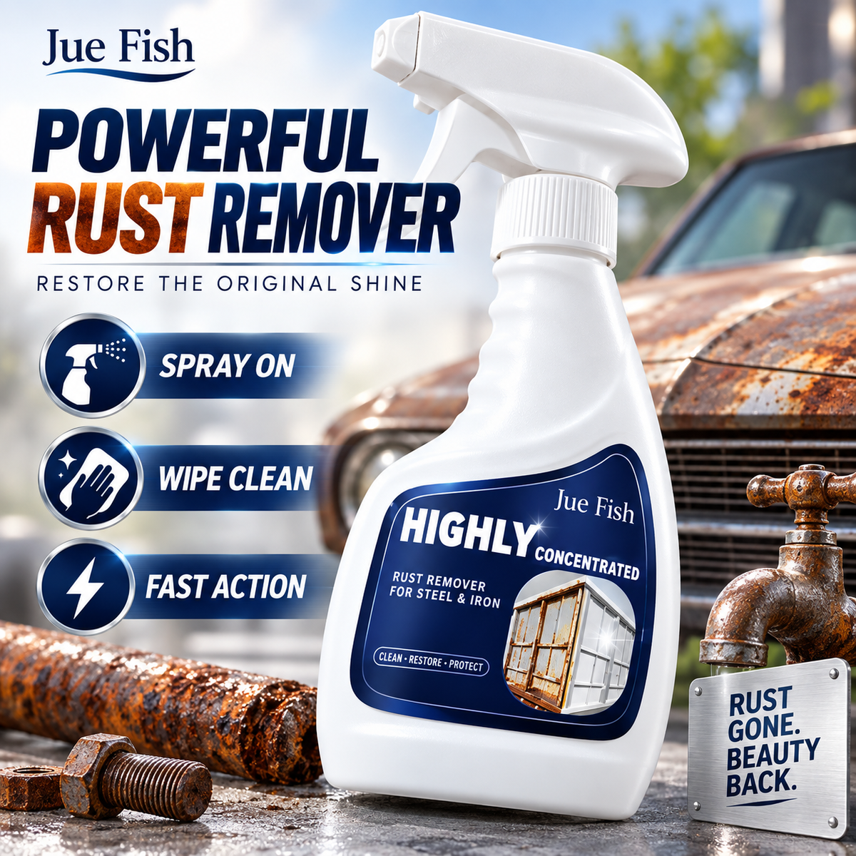 Powerful Rust Remover Spray