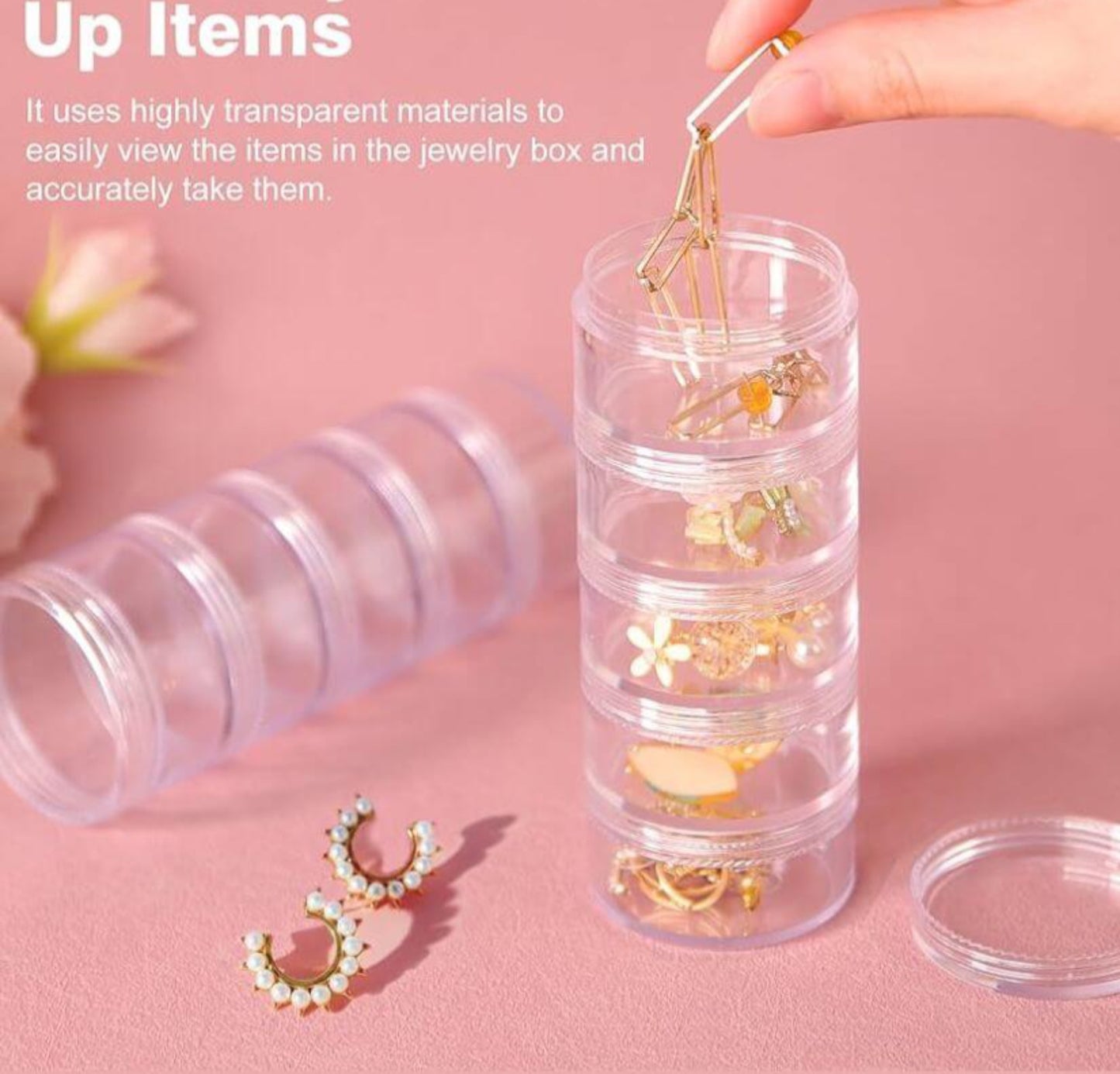 5 in 1 Multilayer jewelry Box
