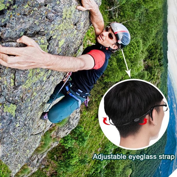 Adjustable Anti-Slip Glasses Strap – Secure Fit Comfort