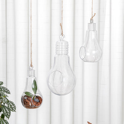 Elegant Hanging Terrarium Planter with Rope