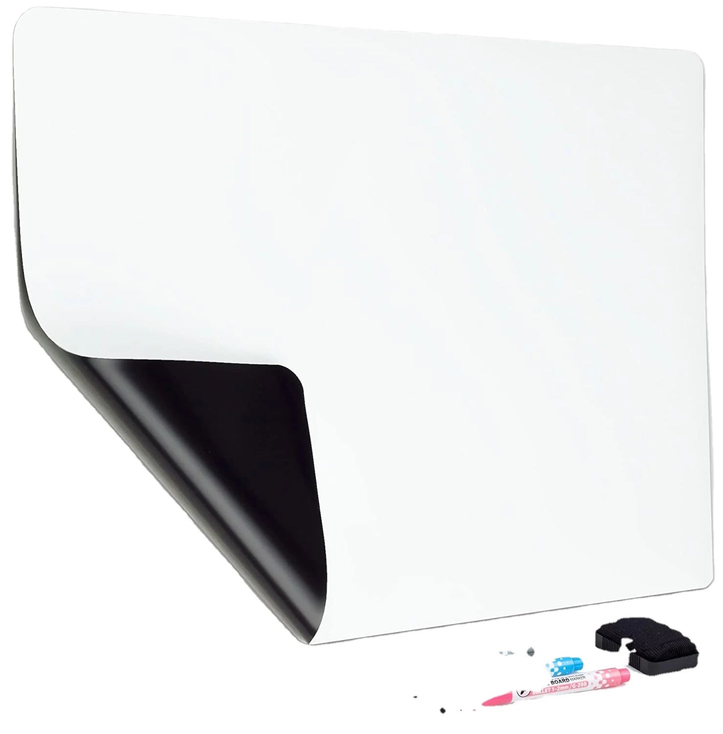 Magnetic Dry‑Erase Refrigerator Whiteboard Set