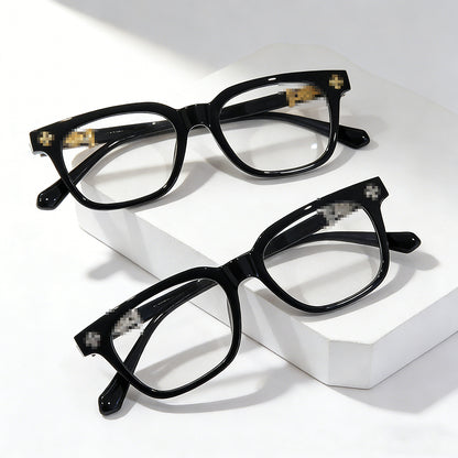 Unisex Rectangle Anti‑Blue Light Glasses Frame