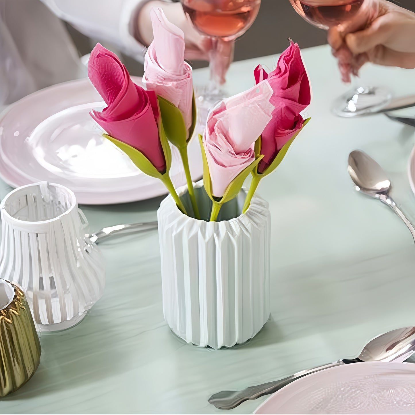 Flower Origami Napkin Holder