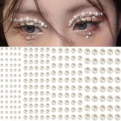 2 in 1 Hair + Face Rhinestone Sticker