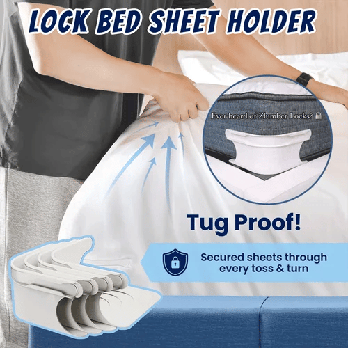 Bed Sheet Holder Lock (4pcs set)