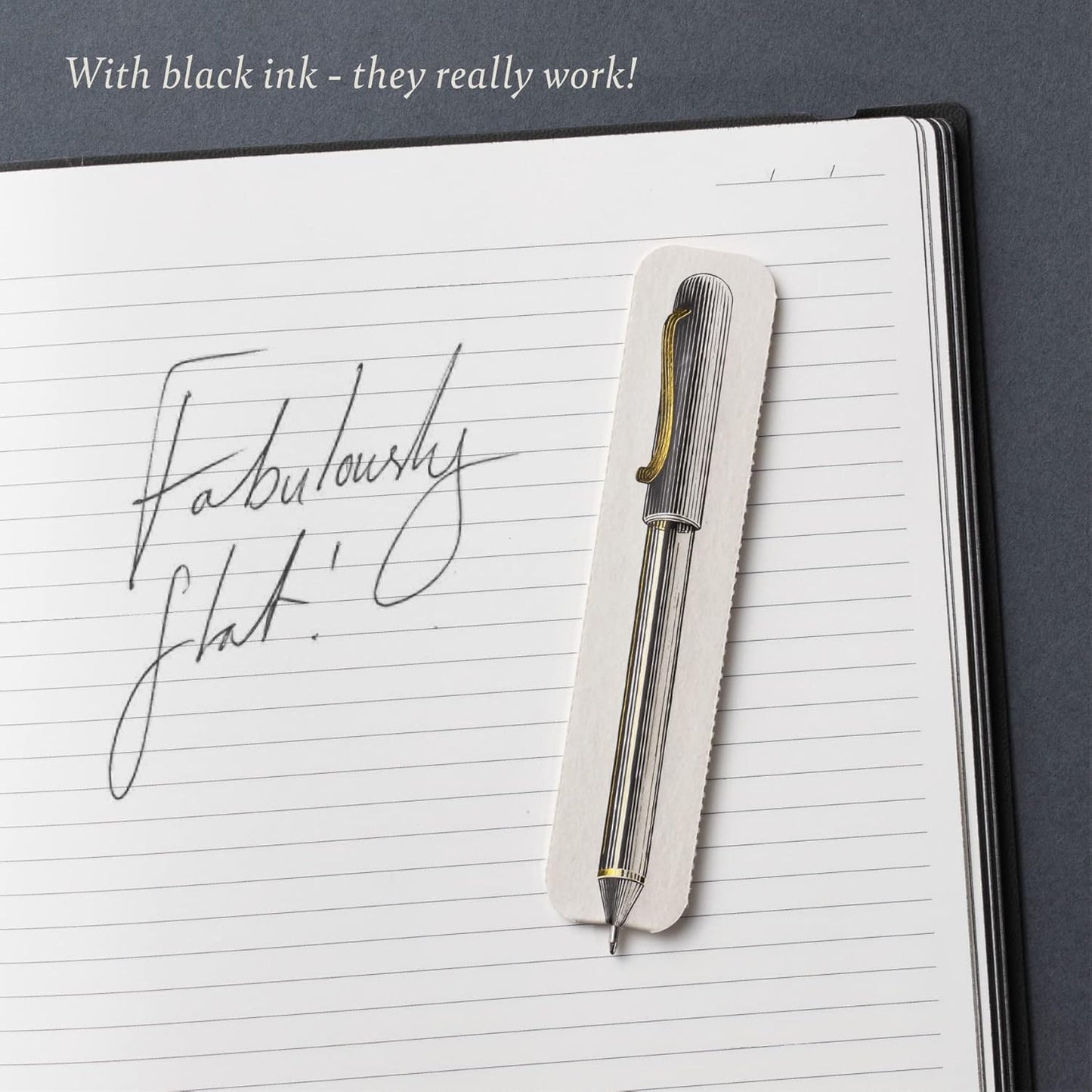 4 in 1 Flat Paper Pens