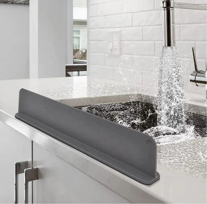 Silicone Sink Splash Guard – Water Barrier for Kitchen & Bathroom