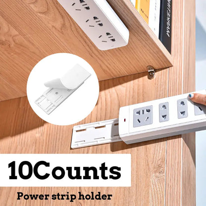 Self Adhesive Punch-Free Power Strip Holder