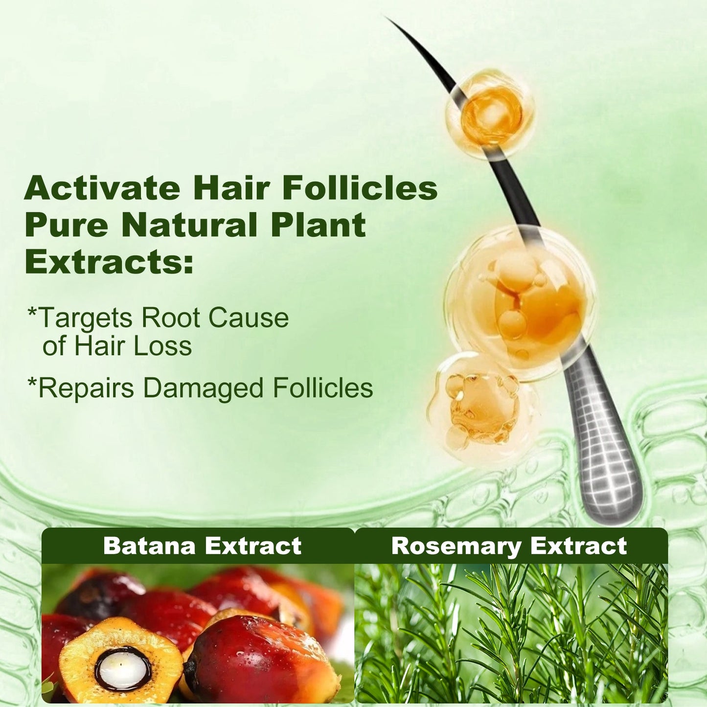 Tgideas® Batana Oil & Rosemary Volumizing Shampoo-zrl