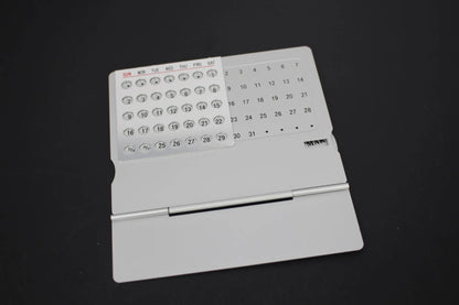 Forever Aluminum Desk Calendar – Creative Table Organizer