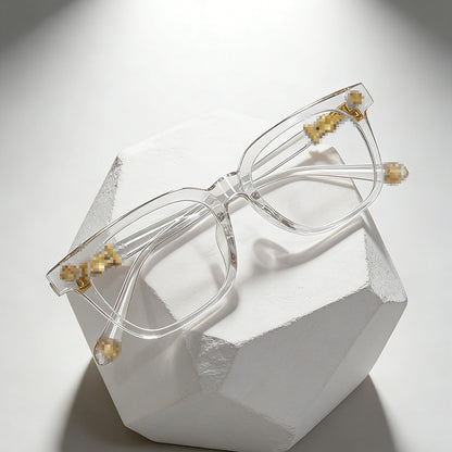 Unisex Rectangle Anti‑Blue Light Glasses Frame