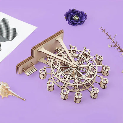 DIY 3D Craft Kit – Handmade Wooden Puzzle & Miniature Building