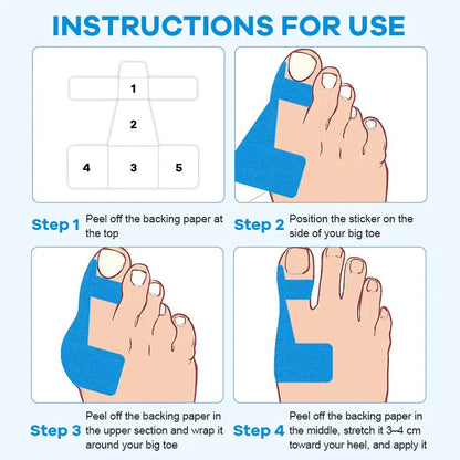 Pre-cut  Big Toe Corrector Strips