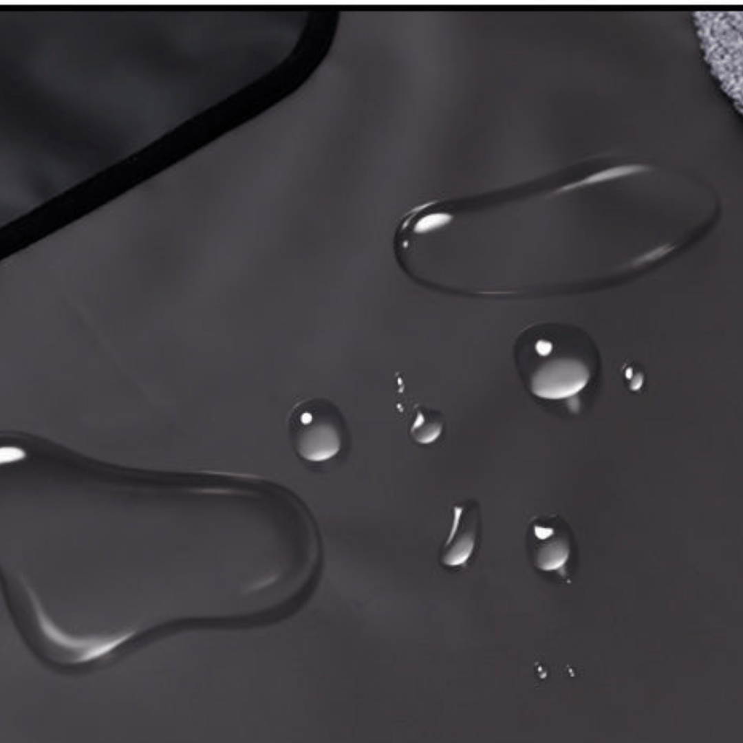 Transparent Waterproof Kitchen Apron With Towel + Pocket
