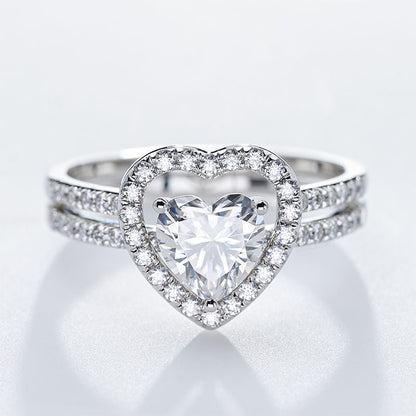 2 in 1 Matching Hearts Ring