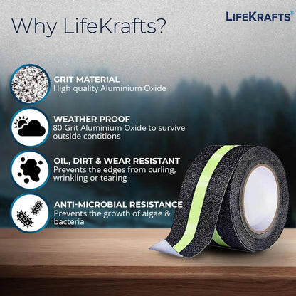 Anti-Slip Glow Tape – For Stairs & Floors