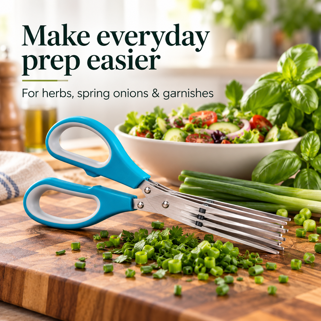 5-Blade Herb Scissors.