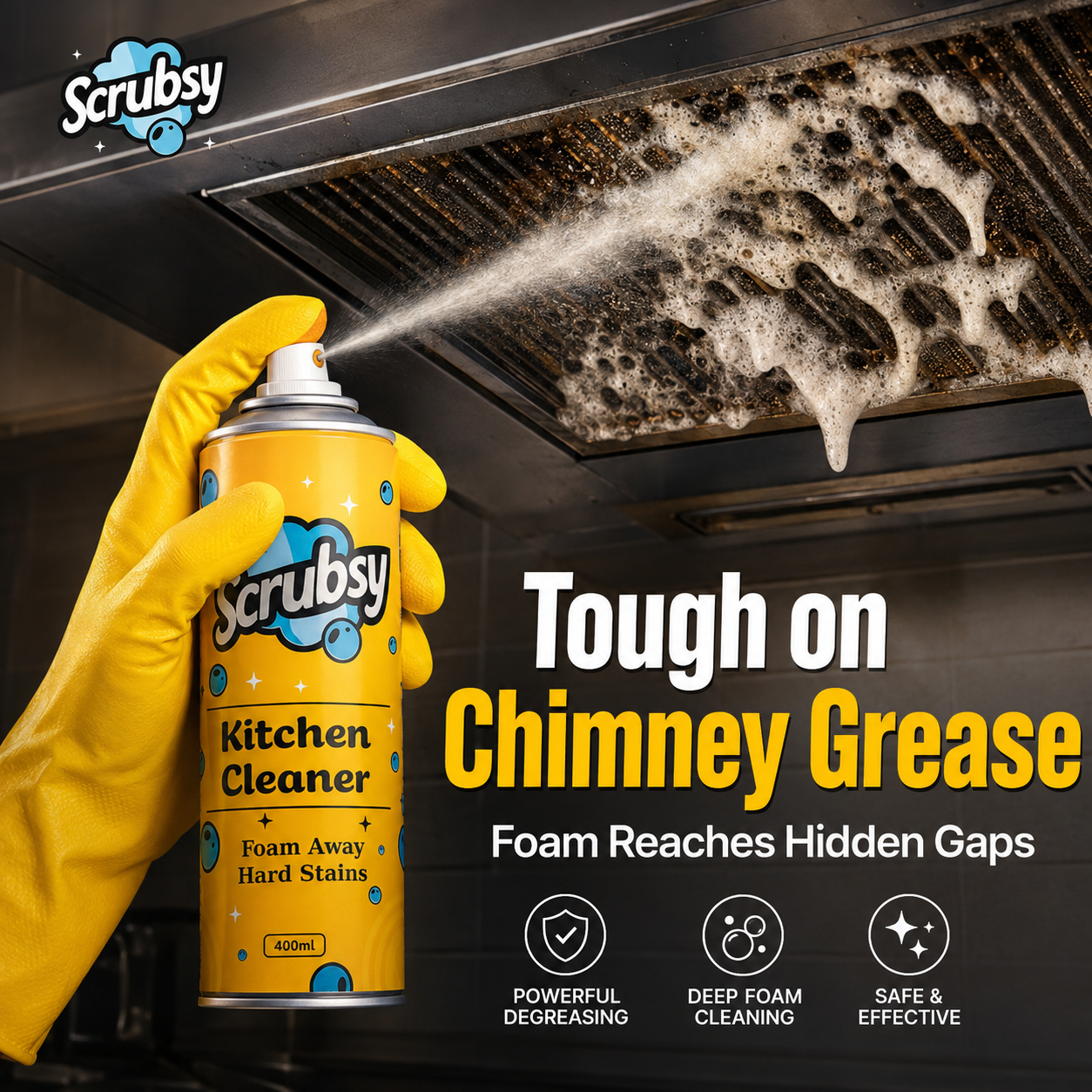Scrubsy Kitchen Cleaner Spray