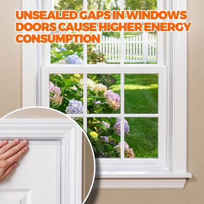 Self-Adhesive Sealing Tape - Ideal for Doors, Windows and Cabinets