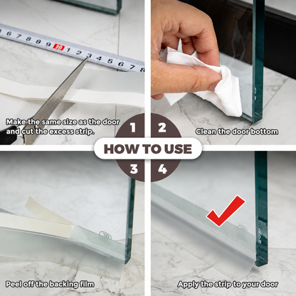 Self-Adhesive Sealing Tape - Ideal for Doors, Windows and Cabinets