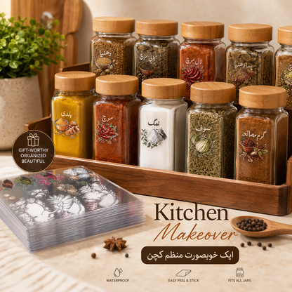 Spice Jar Stickers