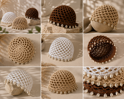 Crochet Mesh Cap