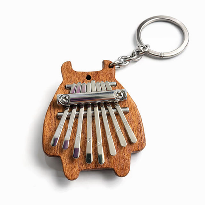 8 Key exquisite Finger Thumb Piano Keychain