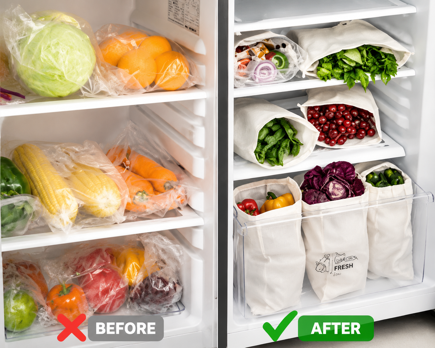 Reusable Vegetable  Mesh Bags