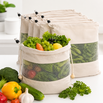 Reusable Vegetable  Mesh Bags