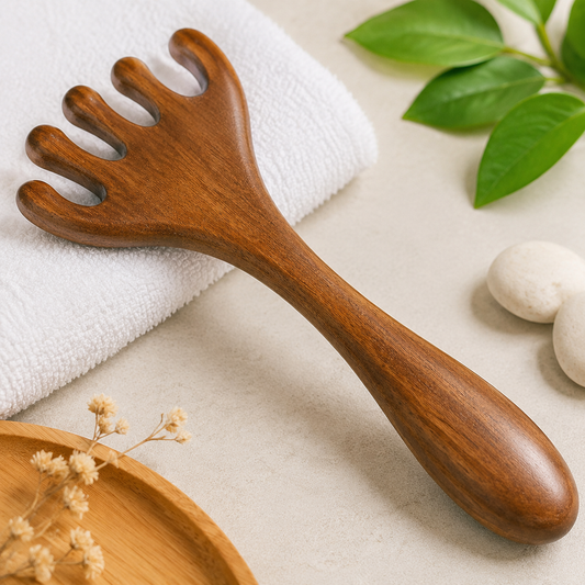 Wooden Scalp Massager