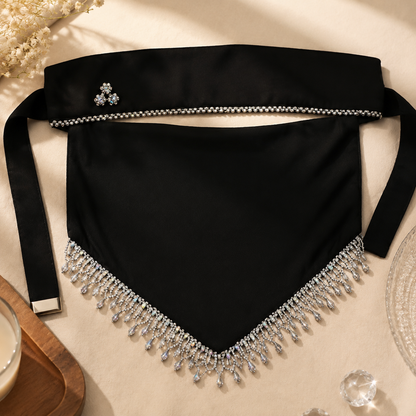 🖤 Saudi Luxury Crystal Niqab