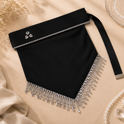 🖤 Saudi Luxury Crystal Niqab