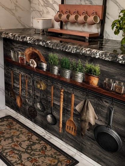 Under Counter Kitchen Curtain – Stylish Sink Storage Cover