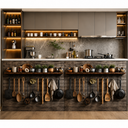 Under Counter Kitchen Curtain – Stylish Sink Storage Cover