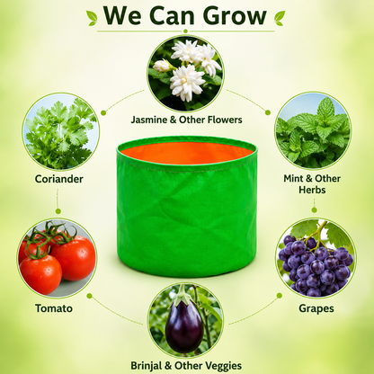 Premium Fabric Grow Bags – Durable Plant Pots