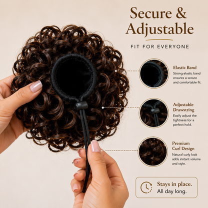 Instant Volume Curly Hair Bun