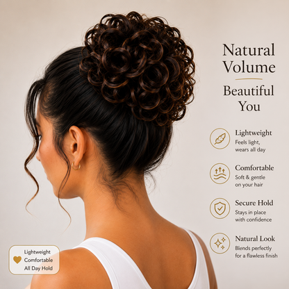 Instant Volume Curly Hair Bun