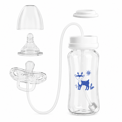 Hands-Free Baby Feeding Bottle