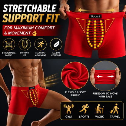 Breathable Magnetic Therapy Boxer Shorts for Men