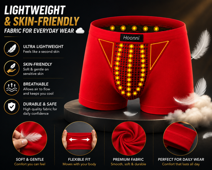 Breathable Magnetic Therapy Boxer Shorts for Men