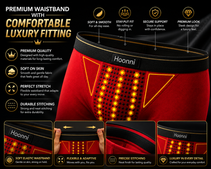 Breathable Magnetic Therapy Boxer Shorts for Men