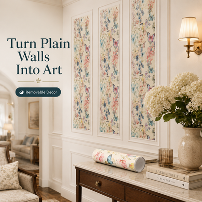 Self-Adhesive Floral Wallpaper