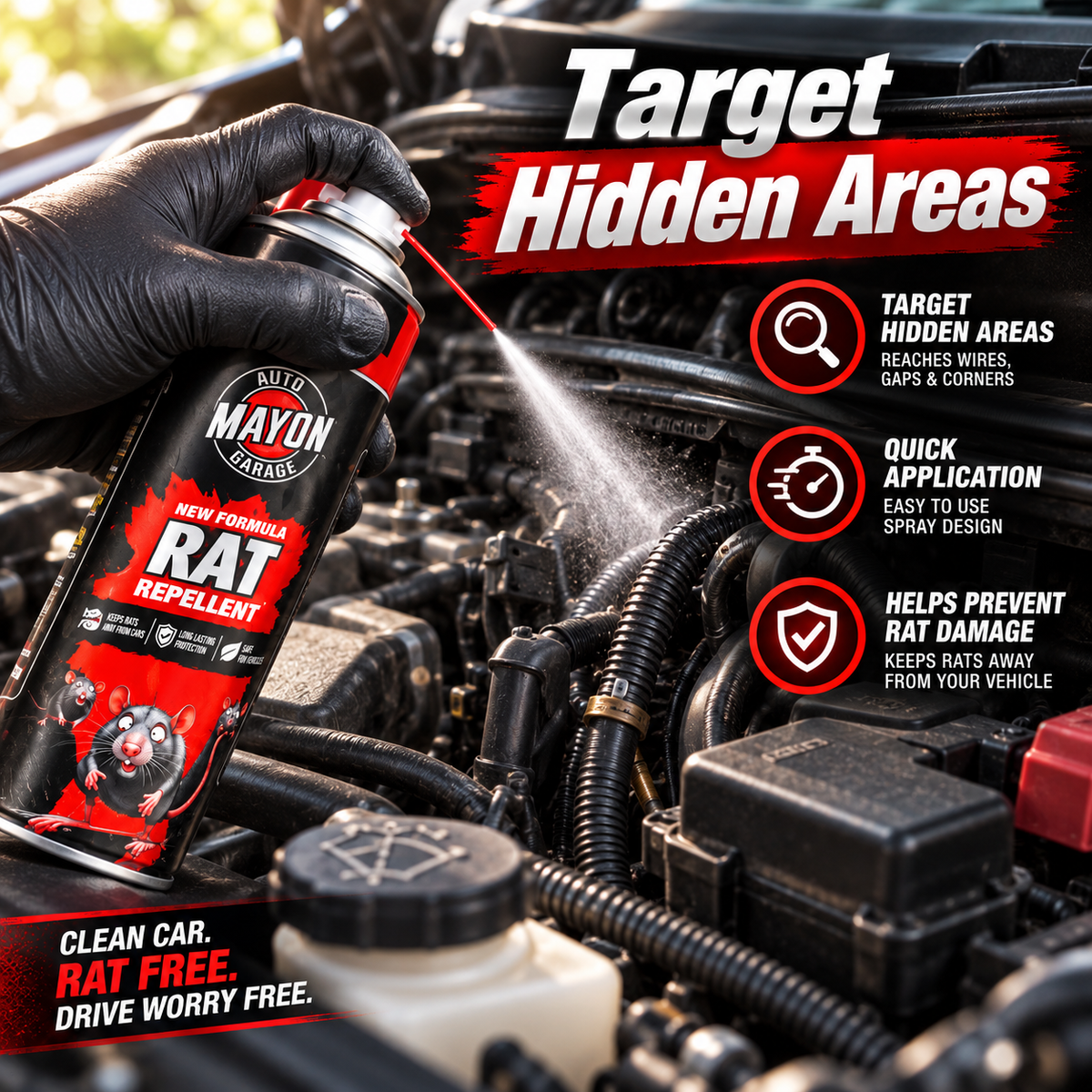 Mayon Garage Rat Repellent Spray