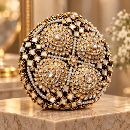 Royal Kundan Hair Bun