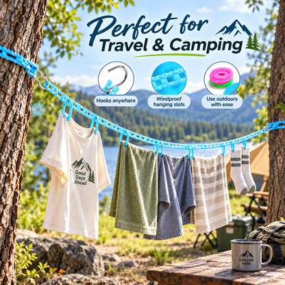 Portable Windproof Drying Rope