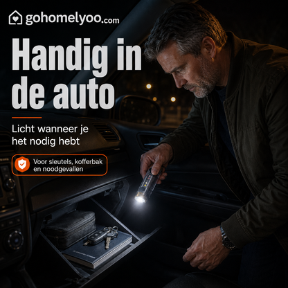 ⚡ Multifunctionele Mini Zaklamp｜Voor Sleutels, Auto, Kamperen en Noodsituaties