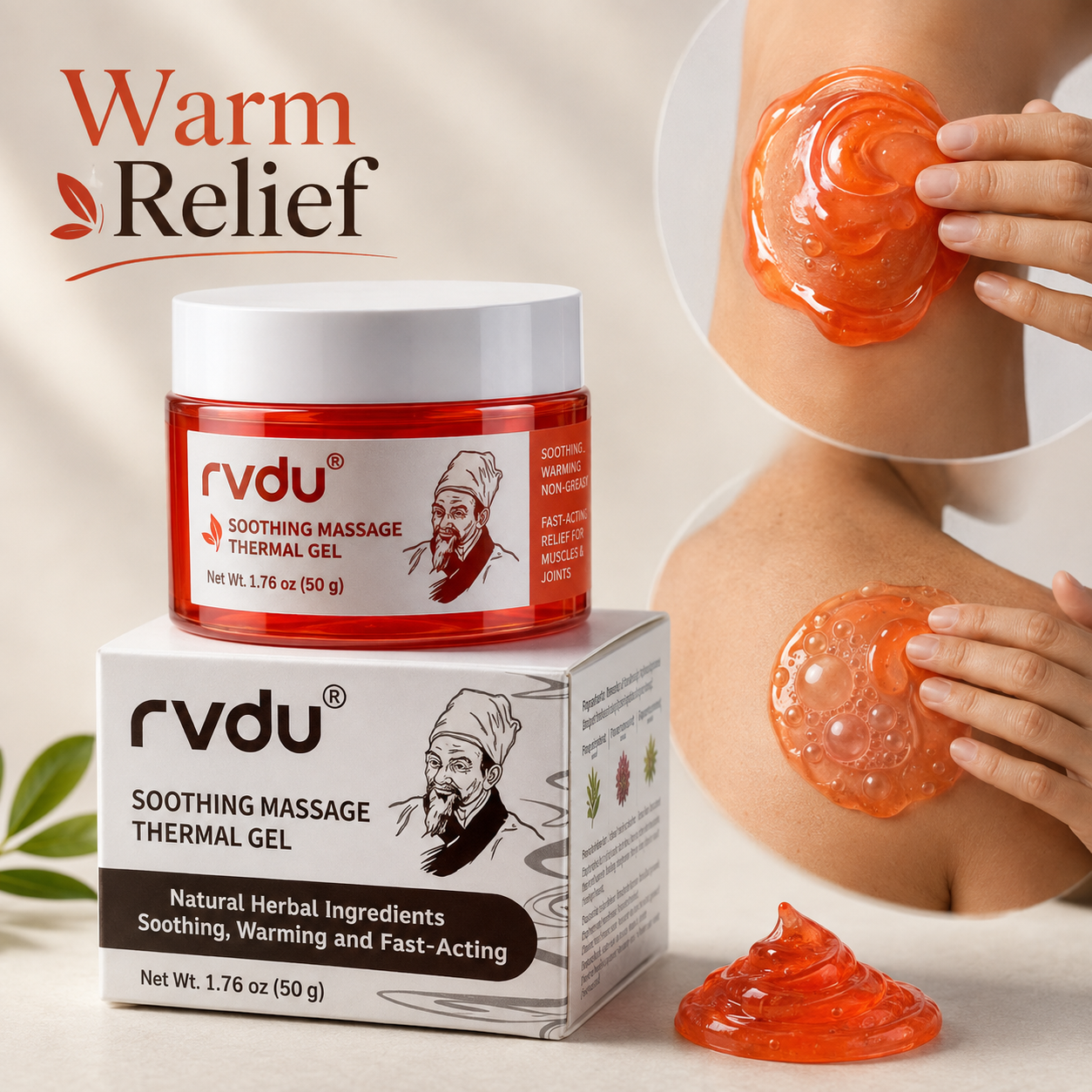 RVdu Soothing Massage Thermal Gel