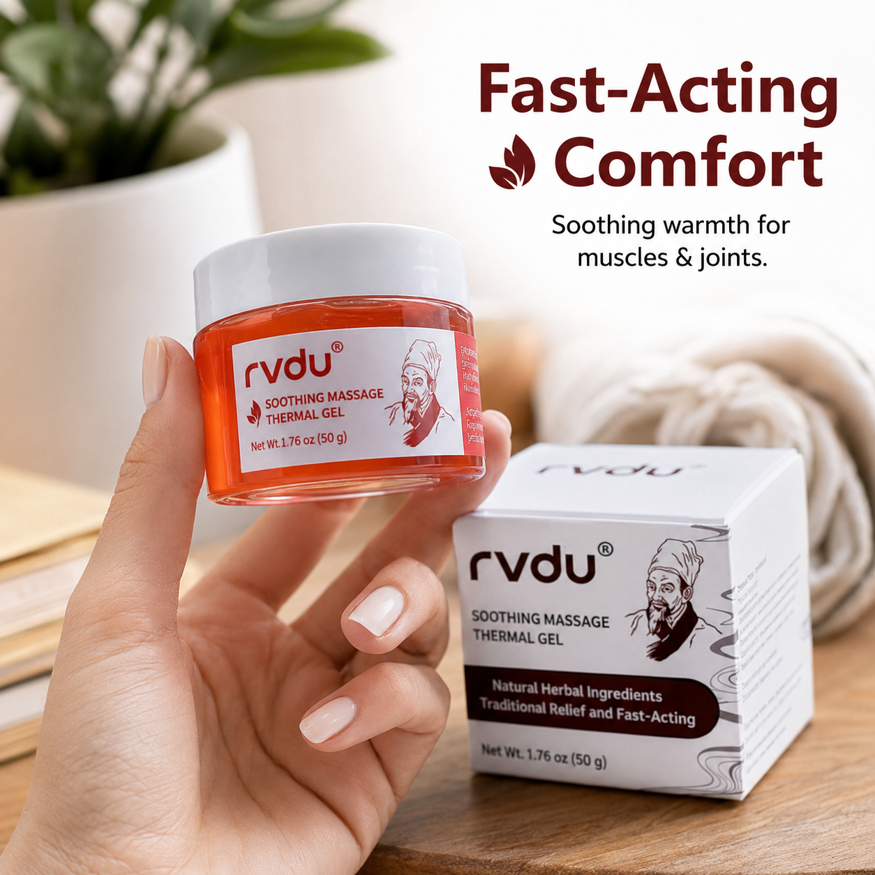 RVdu Soothing Massage Thermal Gel